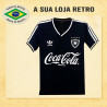 Camisa retrô Botafogo preta logo coca cola 1991
