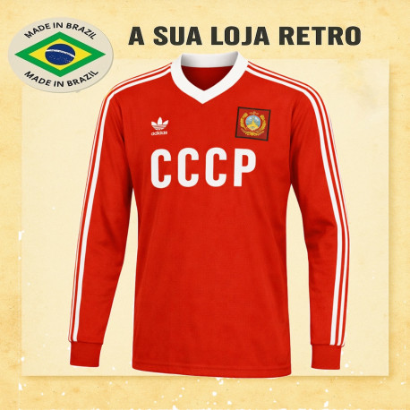 Camisa retrô CCCP logo vermelha - ML 1984