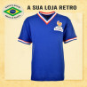 Camisa retrô França azul-1966