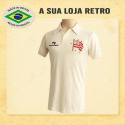 Camisa retro Nautico branca Banorte