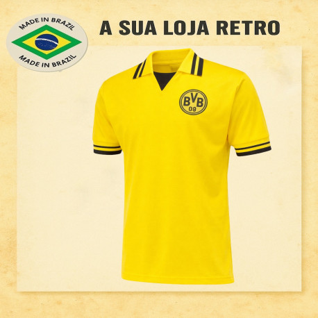 Camisa retrô Borussia Dortmunt Dry Fit ALE