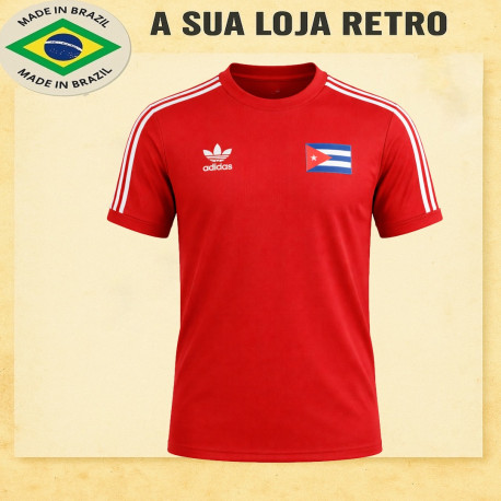 Camisa retrô Cuba 1984 