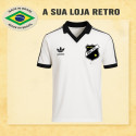 Camisa retrô ABC Branca Dry Fit