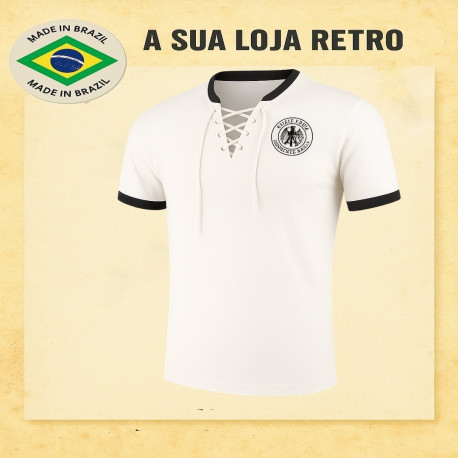 Camisa retrô Alemanha 1954 Dry Fit