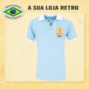 Camisa retrô Seleção do Uruguai Dry Fit Cordinha