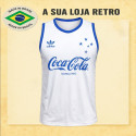 Regata retrô Branca Cruzeiro