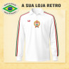 Camisa retrô Seleção da Hungria branca ML -1978
