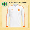 Camisa retrô Holanda branca - 1974