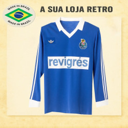 Camisa retrô Porto azul ML 1980 - POR