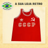Camisa retrô CCCP Branca Foice