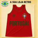 Regata retro Seleção de Portugal