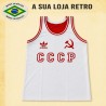 Regata retrô CCCP Branca Foice