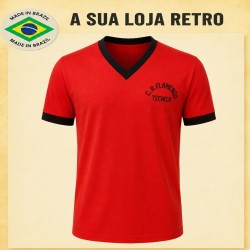 Camisa retrô Flamengo tecnico 1970
