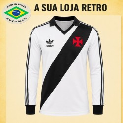 Camisa retrô Vasco da Gama Branca ML1987.