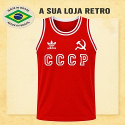 Camisa retrô CCCP vermelha Foice