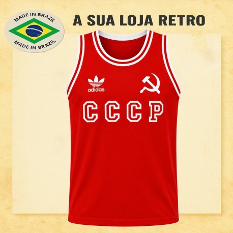 Camisa retrô CCCP vermelha Foice