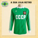 Camisa retrô CCCP goleiro verde- 1982