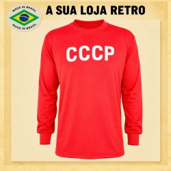 Camisa retrô CCCP vermelha ML - 1966