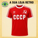 Camisa retrô CCCP Vermelha Foice.