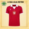 Camisa retrô Tchecoslovaquia logo 1980 .