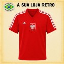 Camisa retrô Polonia 1978
