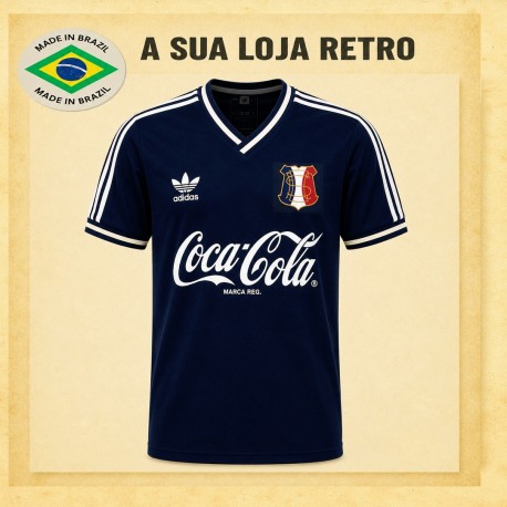 Camisa retro Santa Cruz Futebol Clube preta 1989