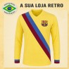 Camisa retrô barcelona faixa diagonal ML 1970