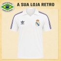 - Camisa retrô Real Madrid 1984