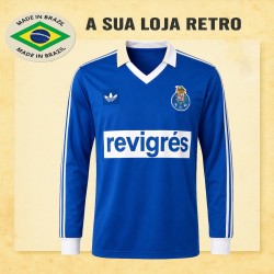 Camisa retrô Porto azul ML 1980 - POR