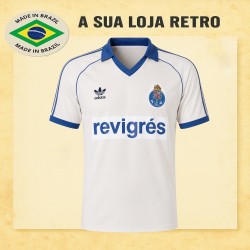 Camisa retrô Porto Branca Revigres - POR
