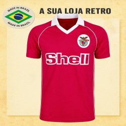 Camisa retrô Benfica Shell Vermelha 1987 - POR