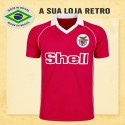 Camisa retrô Benfica Shell Vermelha 1987 - POR