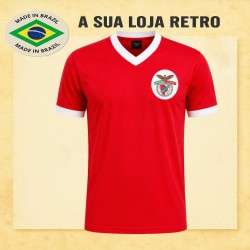 Camisa retrô Benfica 1970 Gola V - POR