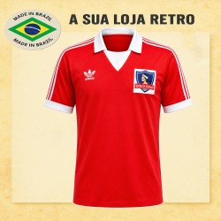Camisa retrô Colo Colo Vermelha- CHI