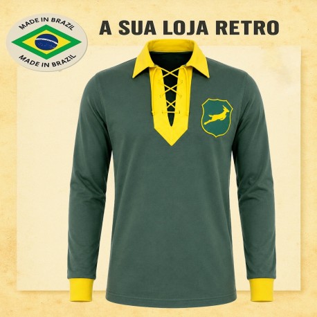 Camisa retrô de rugby Africa do Sul ml 1947