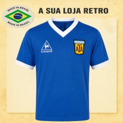 Camisa retrô da Argentina Maradona - 1986
