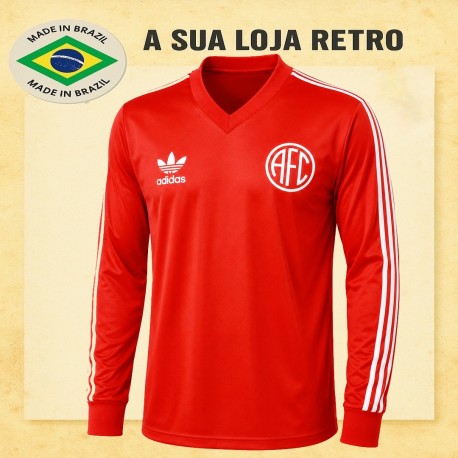 Camisa retrô América logo vermelha 1987 ML- RJ