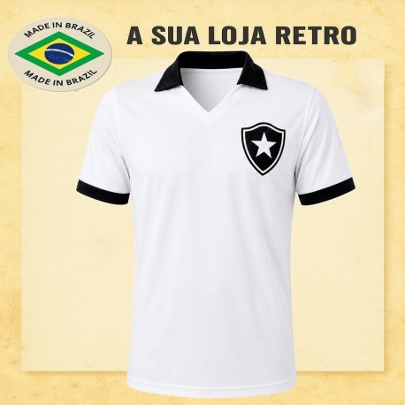 Camisa retrô Botafogo branca 1962