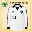 Camisa retrô Botafogo Branca ML 1981
