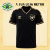 amisa retrô Botafogo preta dourado l