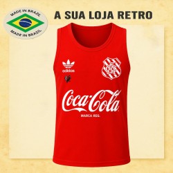 - Regata retrô Bangu vermelha coca cola 1987