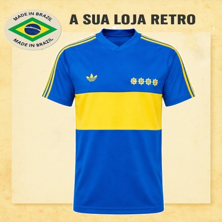 Camisa Retrô Boca Junior 1980 - ARG