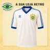 Camisa retrô Nacional Branca Amazonense - 1986
