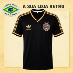 Camisa retrô Bahia preta comemorativa - 1987