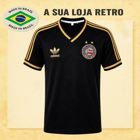 Camisa retrô Bahia preta comemorativa - 1987