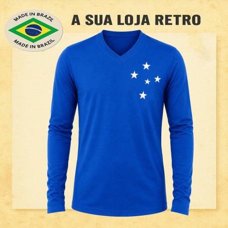 Camisa retrô Cruzeiro manga longa - 1976