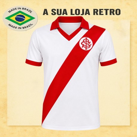 Camisa retrô Internacional faixa diagonal 1953 - 60