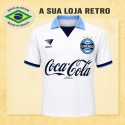 Camisa retrô Grêmio Branca Coca Cola 1988