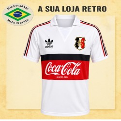 Camisa retro Santa Cruz Futebol Clube Branca 1985