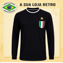 Camisa retrô Juventus de turim goleiro preto 1975-1976